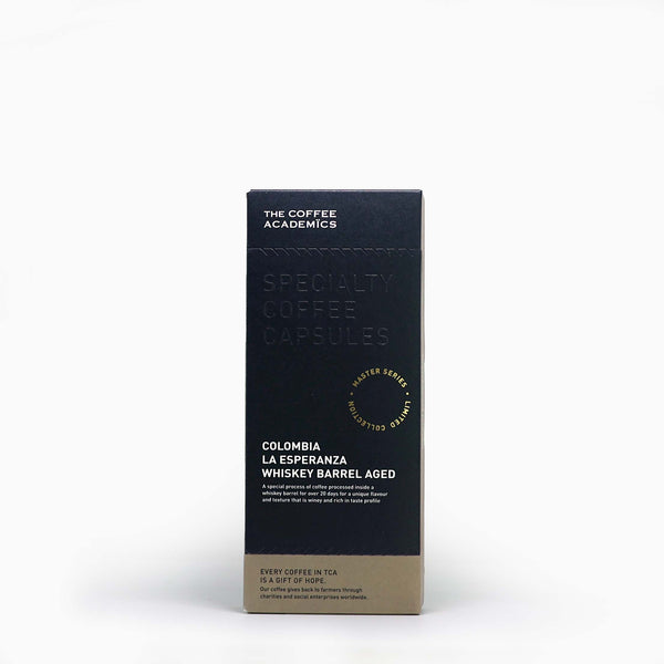 TCA La Esperanza Whiskey Barrel Aged Nespresso Compatible Specialty Coffee Capsules 10pcs