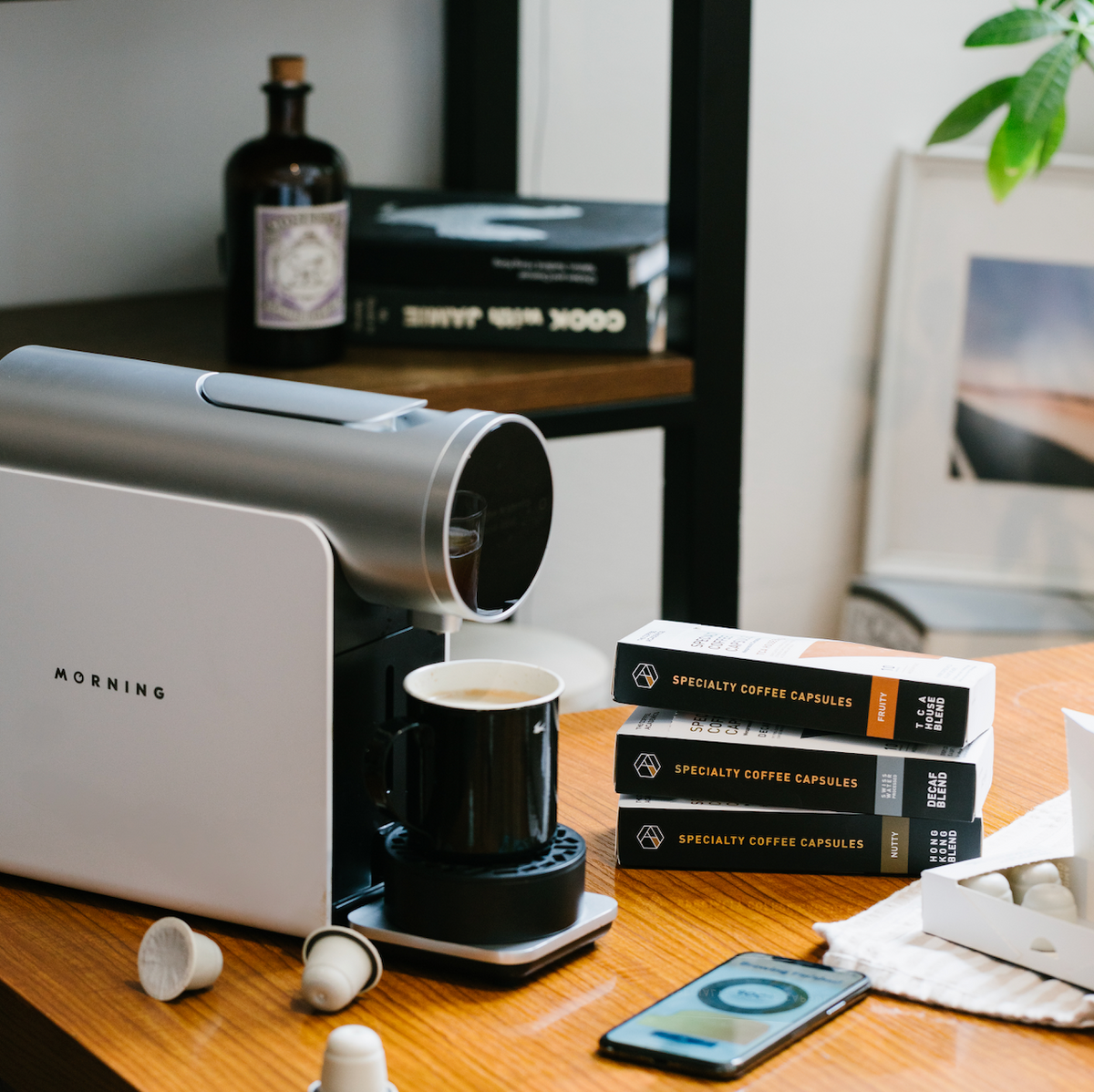 THE MORNING MACHINE Curate Your Own Recipe with One touch Brewing