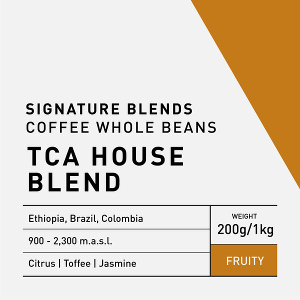 Subscription TCA House Blend Roasted Bean (Whole Bean, 200g)