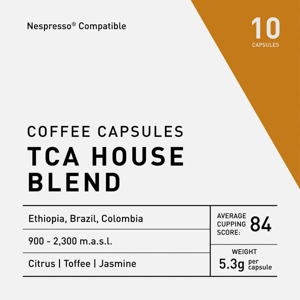 TCA House Blend Coffee Capsules