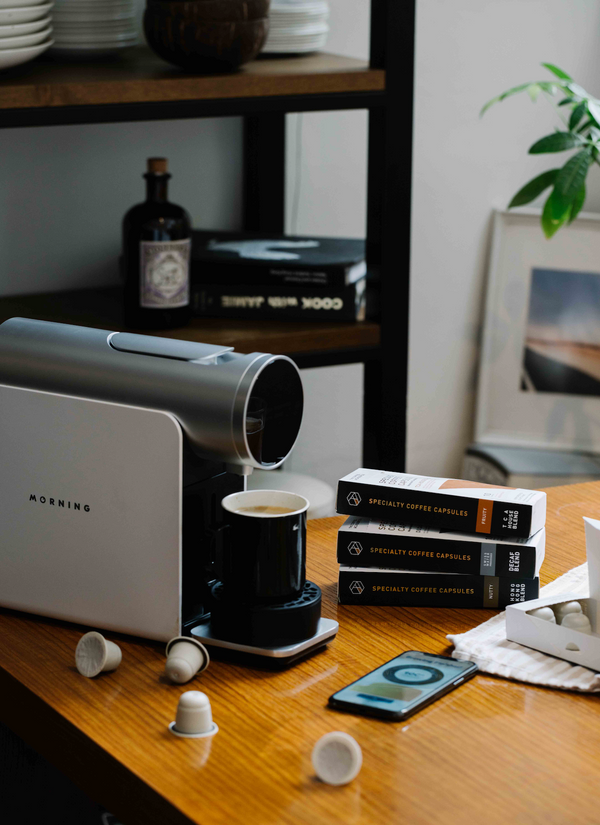 The Morning Machine - Compatible Coffee Capsule Machine With Barista-Designed Controls