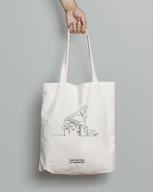 Limited Edition "Music & Paws" Charity Tote Bag - The Coffee Academics